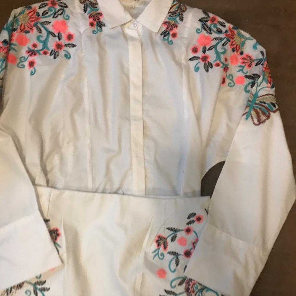 Two Piece Embroidered Set